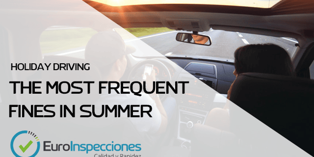 The most frequent fines in summer in Spain