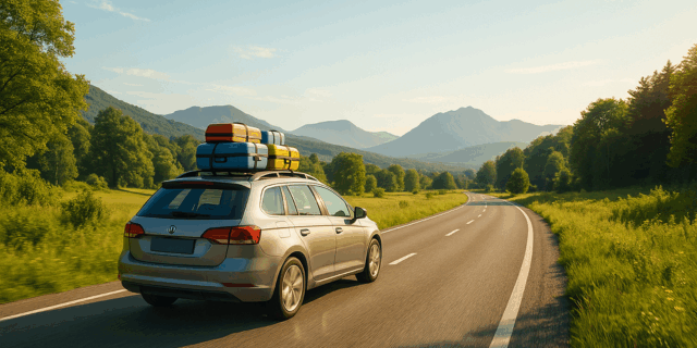 Road Trip On Summer Holiday